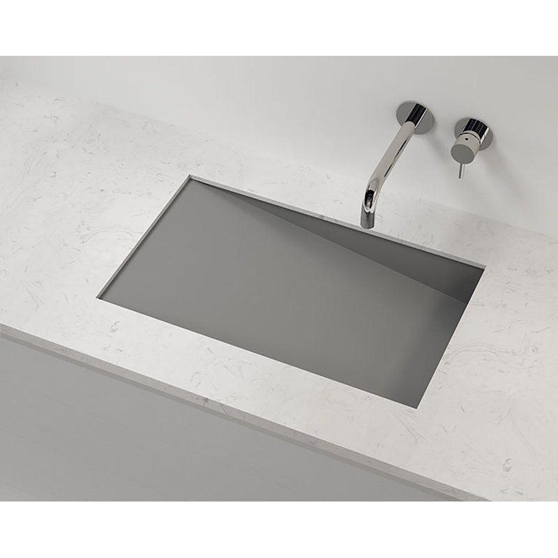 Badeloft 16.1'' Stone Rectangular Undermount Bathroom Sink Wayfair